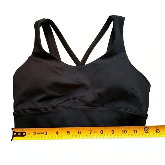 Zella Black Sports Bra Padded Support Athletic Small - Picture 4 of 6